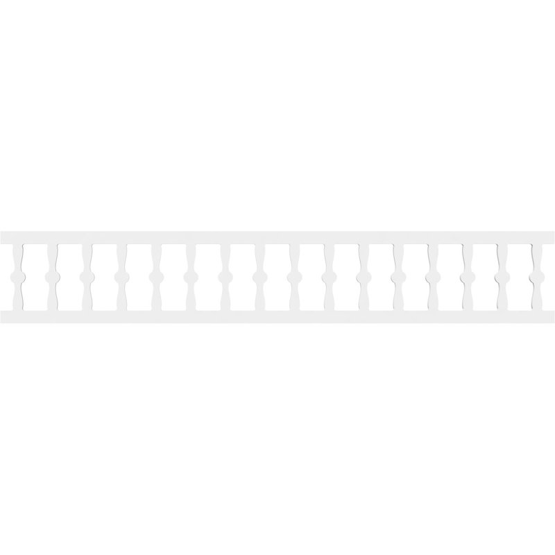 El Dorado Architectural Grade PVC Running Trim, 8" H x 48" W x 0.63" D