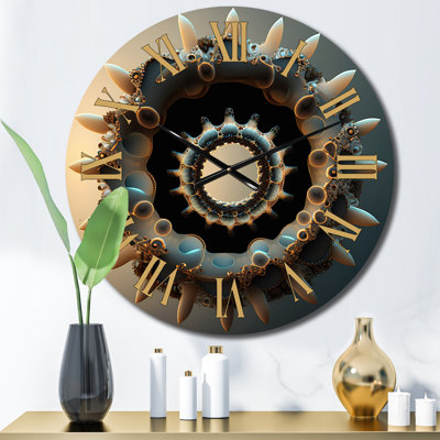 Horloge murale 3D Fractal UniverseI