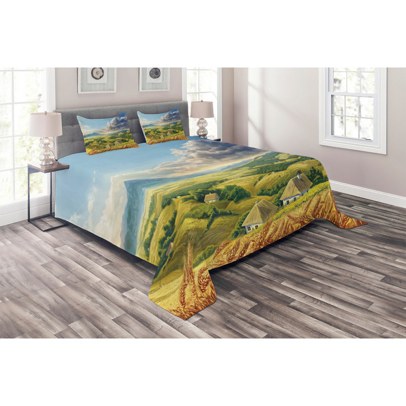 Farmhouse / Country Polyester Coverlet