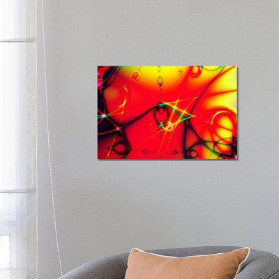 Fire Ball - Wrapped Canvas Print