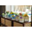 Set of Two Gradient Ceramic Flowerpots, Modern Planters Perfect for Patio, Garden, and Windowsill Decor-1521045976
