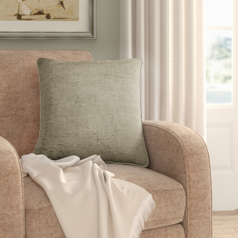 Bernice Square Throw Cushion, Cream