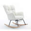 Chaise berçante en tissu avec repose-pieds Teddy-1773348971