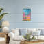 Giclée sur un escalier de plage rétro rose, design par LSR Design Studio-1024649122-1024649123