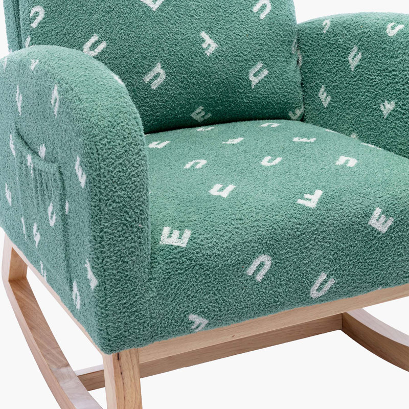 Chaise berçante Modern Green