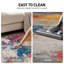 Noires Abstract Ivory/Gray/Blue Area Rug-1141822488