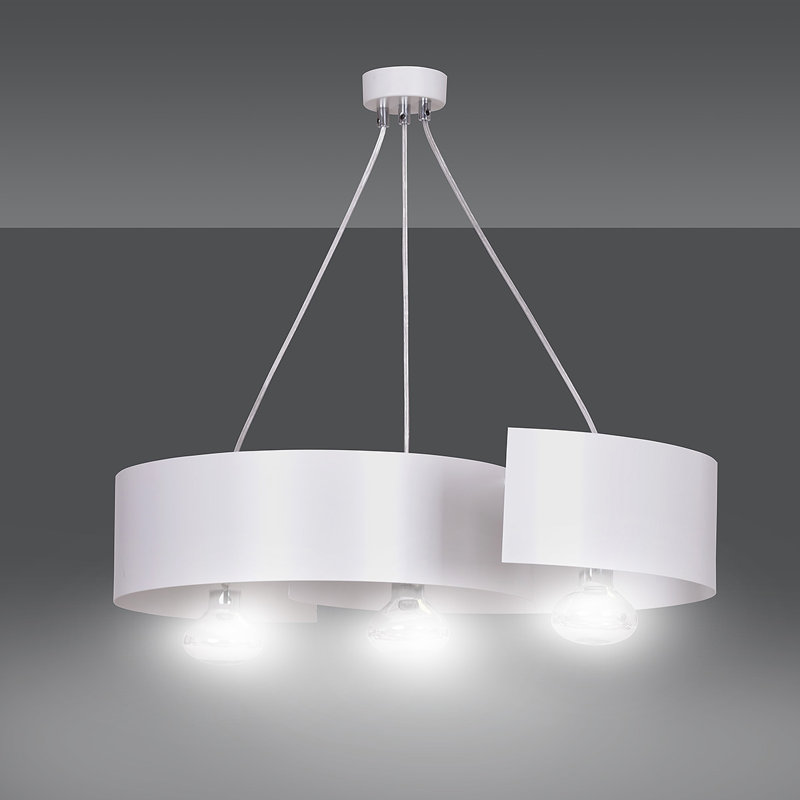 Eberhart 3 - Light Cluster Pendant, White