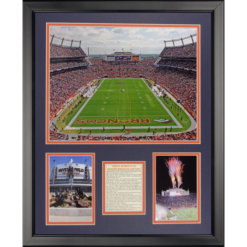 Memorabili encadrée broncos l'-invesco denver NFL