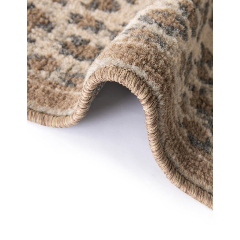 Tapis Pardus Teonni, Tapis de couloir 2 pi x 5 pi 1 po, Brown