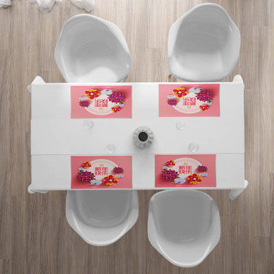 Polyester Floral Rectangle Placemat