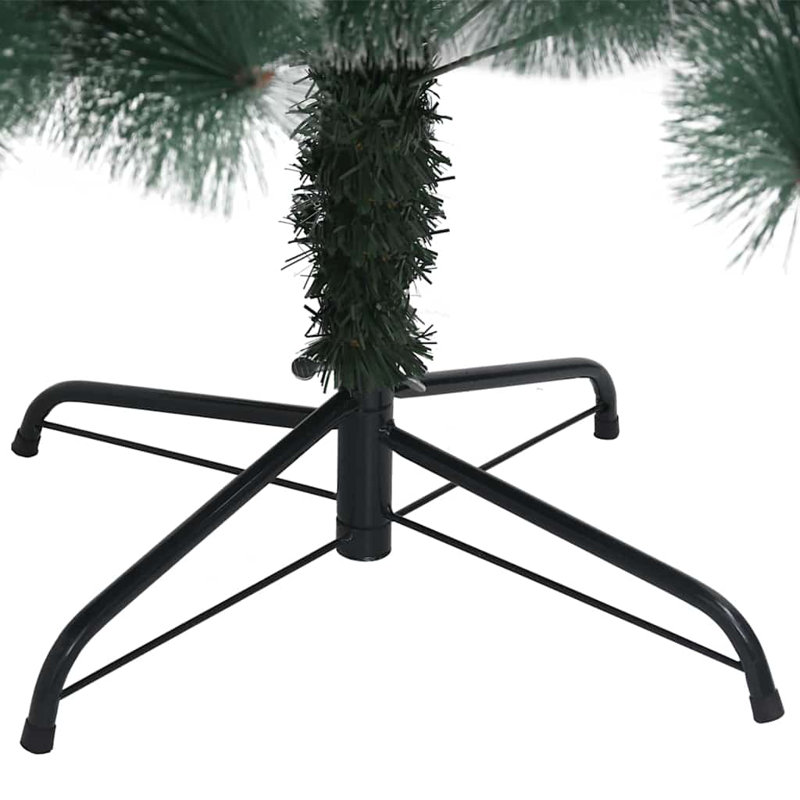 Artificial Pre-lit Christmas Tree with Ball Set, Silver, 5.91' H