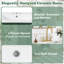 Meuble-lavabo moderne 24 po avec tiroir basculant-483183586