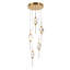 Luminaire suspendu grappe 5 lumières Barbra