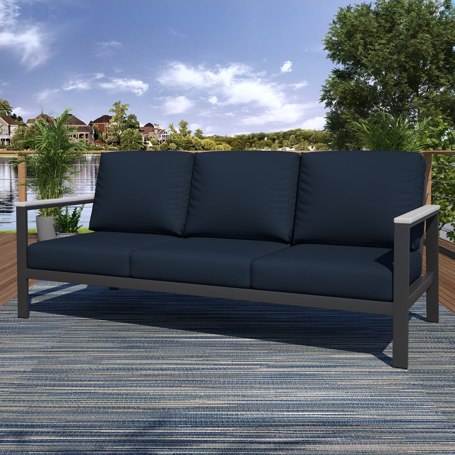 Townsend Patio Seating Group, Canvas Navy Sunbrella® Canvas