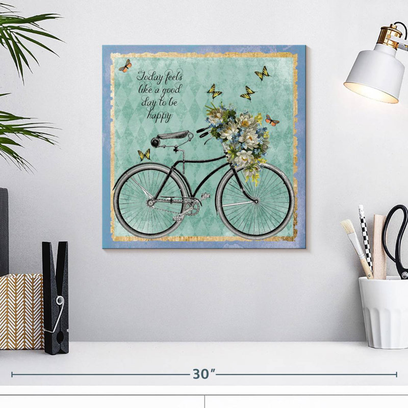 Motif floral rétro Tergel, H 16 po x l 16 po