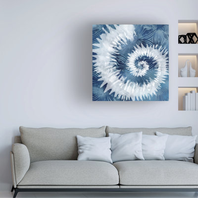Tina Lavoie Indigo Tie Dye I Canvas Art