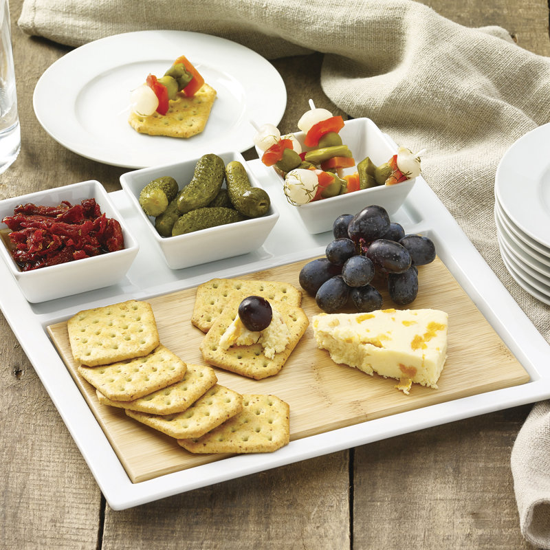 Denmark White Serveware Divided Serving Dish