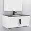 Lavabo de salle de bain rectangulaire encastré en céramique 20 po x 14 po