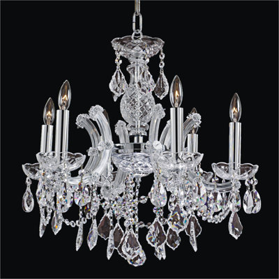 Lustree 6 lumières façon bougie/classique Hendren