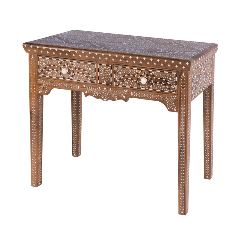 Console rectangulaire 2 tiroirs Rashmi