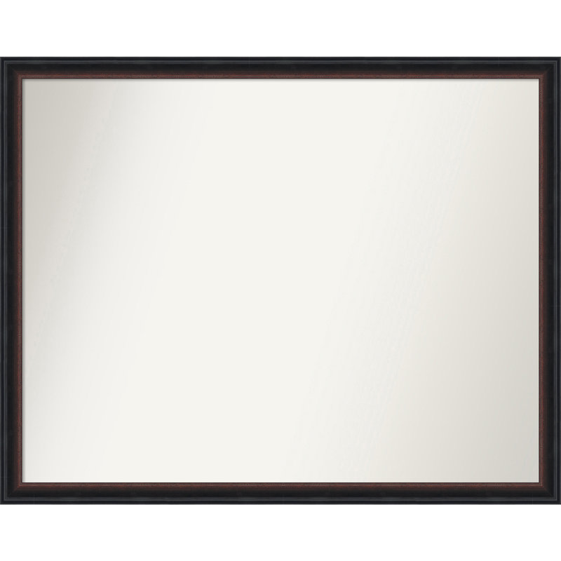 Miroir mural Carleena, 29 po x 40 po, Étain, Rectangle