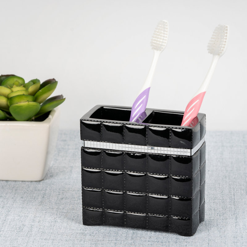 Berna Toothbrush Holder, Black