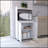Charlotte 1-Shelf 2-Door Kitchen Pantry with Caster Wheels for Easy Mobility and Storage, Perfect for Small Spaces