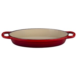  Le Creuset Enameled Cast Iron Crepe Pan with Rateau and  Spatula, 10.75, Cerise: Home & Kitchen