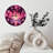 Tropical Sunset Palm Tree Clock