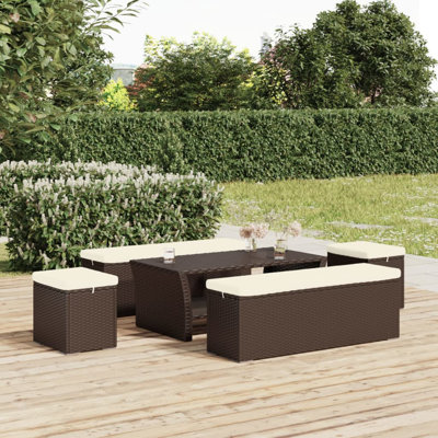 Upholstered Outdoor Ottoman