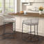 Tabouret de comptoir tissé 25 po