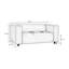 2 Seater Corduroy Sofa-980025461