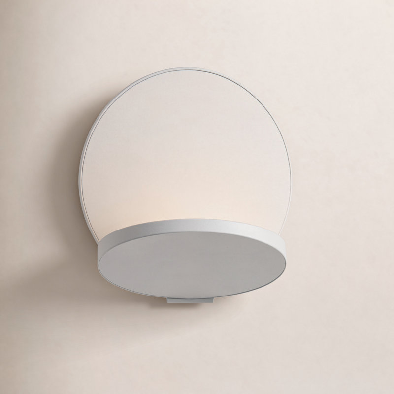 Gravy LED Flush Mounted Sconce, Silver
