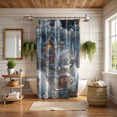 North Pole Wonderland Express - Premium Shower Curtain