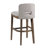 Upholstered Counter Stool with Solid Wood Frame-88284891