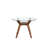 Lyan 5-Piece Wood Round Dining Table Set with Chairs-826790198-830347773