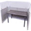 Panneau d'intimité en acrylique avec petits supports-16489971-16489988-16489985