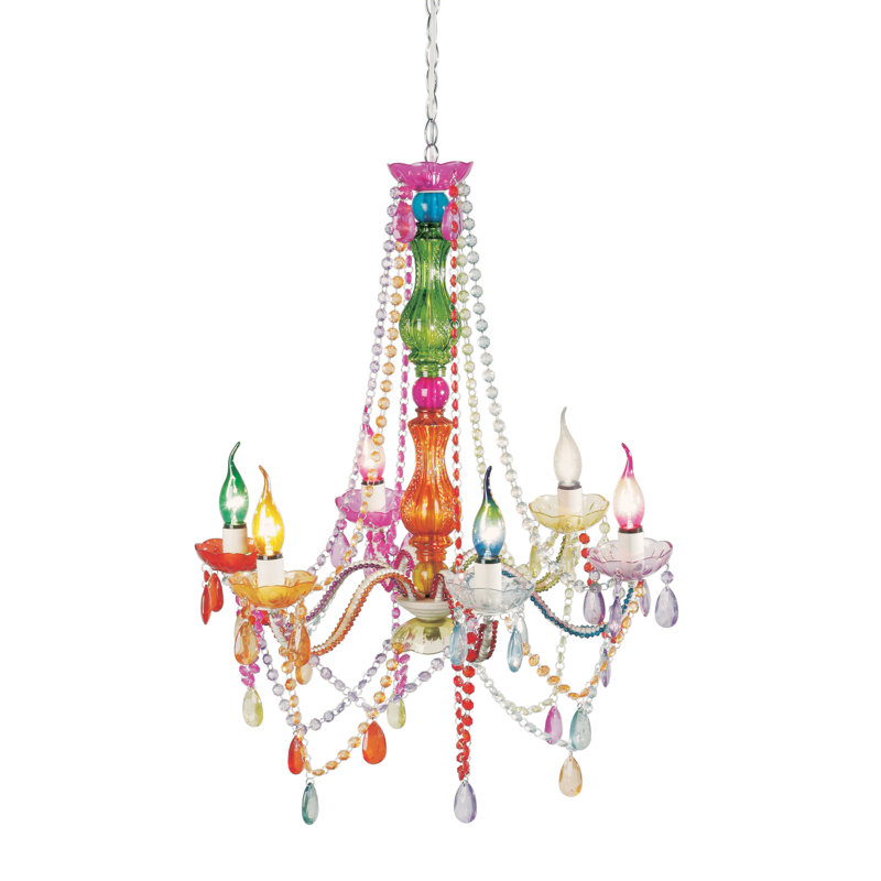 Pendant Lamp Starlight Clear 6-branched, Multi