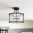 Eura Crystal Semi Flush Mount