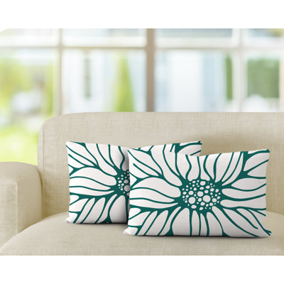Polyester / Mélange de polyester Housse de coussin rectangulaire intérieure / extérieure lombaire et insert