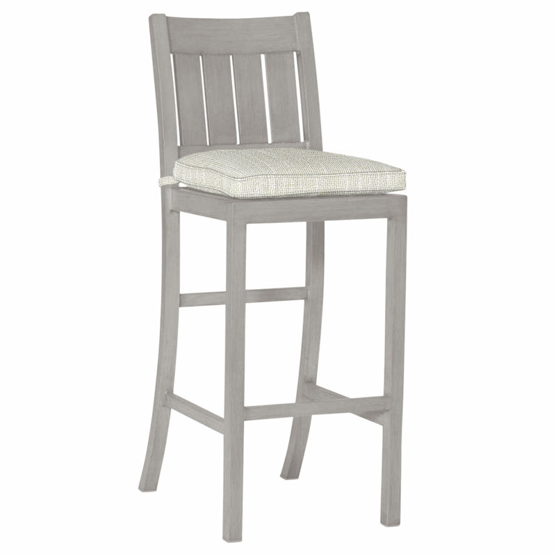 Tabouret de bar Club Wrought, Welt, Rollo crème, Huître