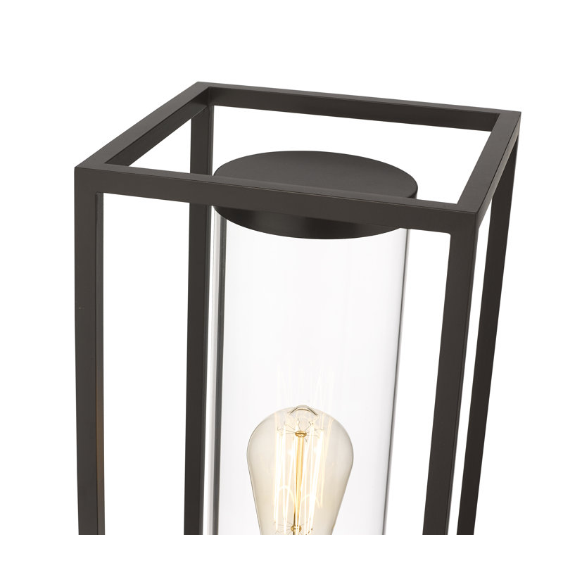 Tête de lanterne 1 lumière Bello, H 21,75 po x l 8 po x P 8 po, Doré / Noir