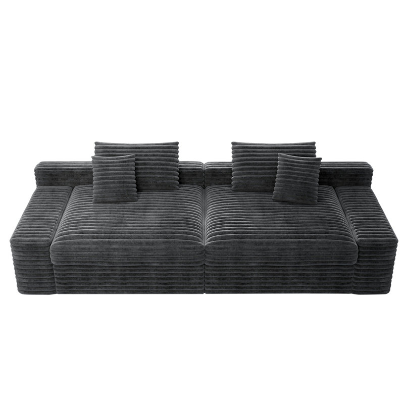 Canapé modulaire modulaire, Gris