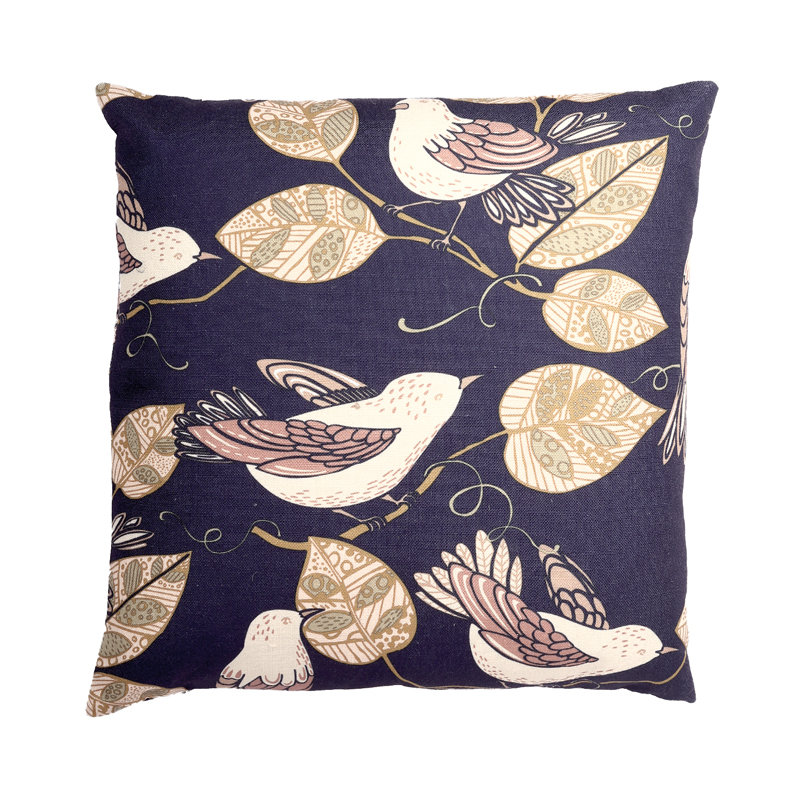 Coussin Berlin, Mauve foncé, Housse de coussin seulement - sans coussin