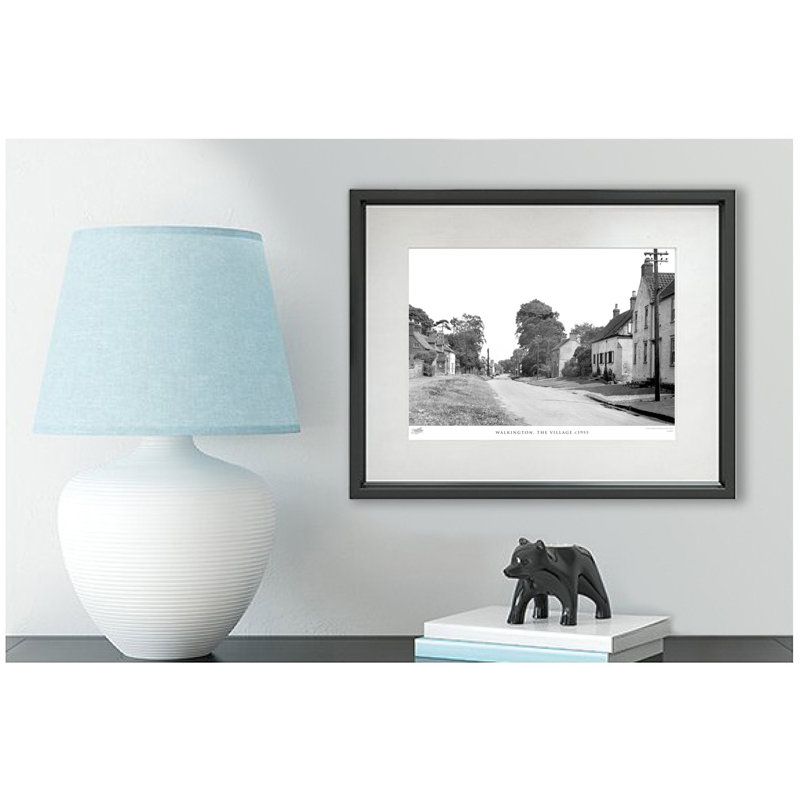 Flamborough, North Landing 1886 by Francis Frith - Single Picture Frame Print, 40cm H x 50cm W x 2.3cm D