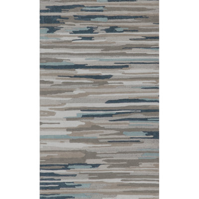 Aspen Hand-Tufted Indoor Rug Abstract Stripe