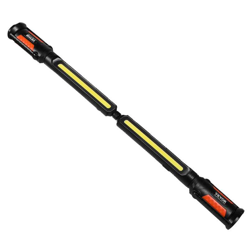 Éclairage de travail sous le capot, 1450LM, 4400Mah, lumière DEL magnétique rechargeable, barre de lumière portative sans fil pour mécanicien, garage