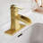 Waterfall Single Handle Stainless Steel Bathroom Faucet With Deckplate-103539573