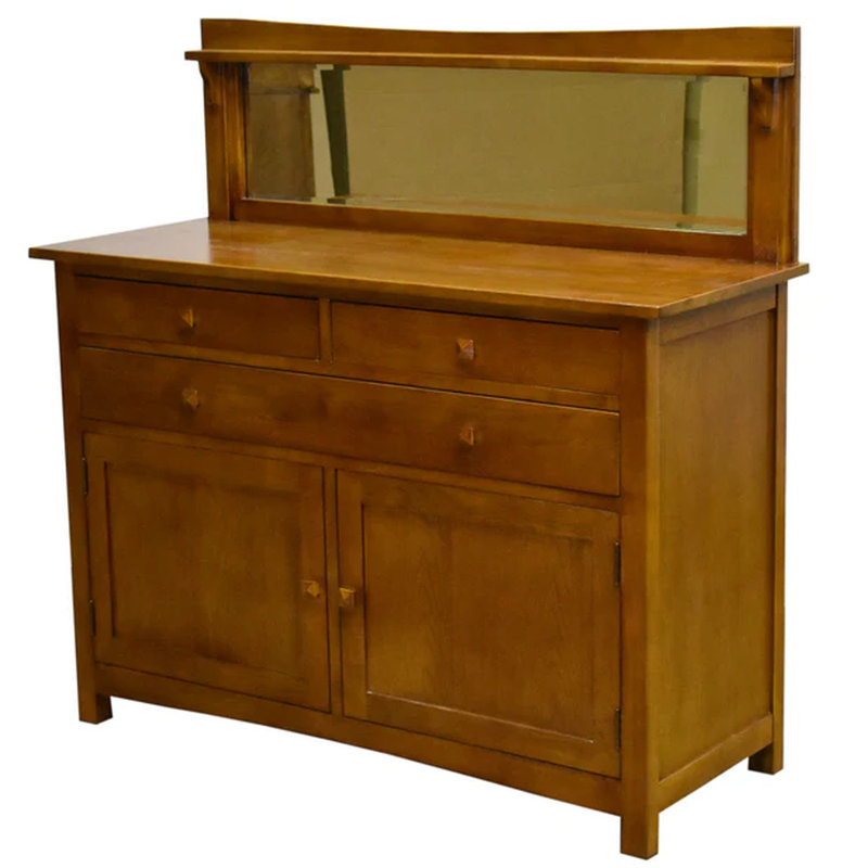 Arts And Crafts 19'' Solid Wood Sideboard, Michael's Cherry