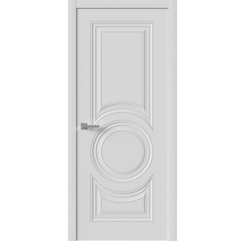 Porte intérieure | Essentiel 1801 blanc | Poignée simple à panneau régulier | Portes de salle de bain et de chambre à coucher